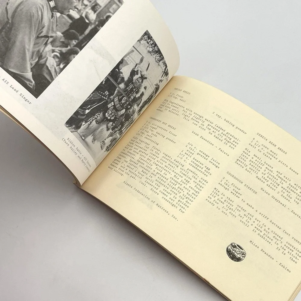 Vintage 1975 American Indian Society Washington‎ DC Cook Book 1st Printing